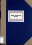 Registo da Correspondência Recebida de Diversas Autoridades