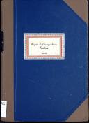 Registo da Correspondência Recebida de Diversas Autoridades
