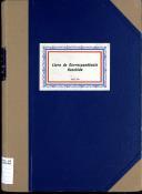 Registo da Correspondência Recebida de Diversas Autoridades