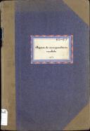 Registo da Correspondência Recebida de Diversas Autoridades