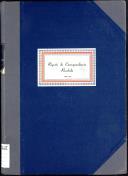 Registo da Correspondência Recebida de Diversas Autoridades