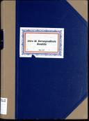 Registo da Correspondência Recebida de Diversas Autoridades